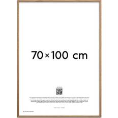 70x100 ramme Poster & Frame Wooden Light Brown Ramme 70x100cm