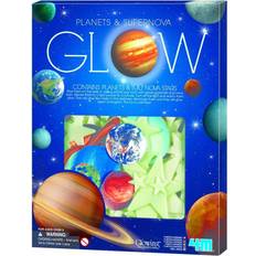 4M 100 assorted glow the dark stars & paper planets