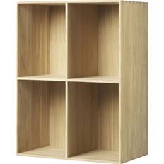 Ek Bokhyllor FDB Møbler B98 Oak Bokhylla 54cm