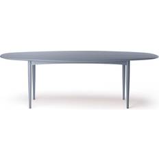 Brdr. Krüger JARI Dining Table Ash Blue Lacquered Ellipse 240 x 75 x 105 cm Matbord