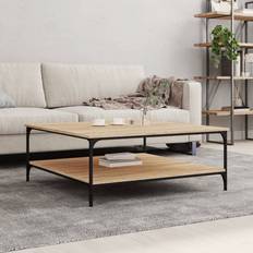 Rectangular Coffee Tables on sale vidaXL Sonoma Oak 100 x 100 x 40 cm Coffee Table