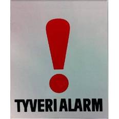 Tyverialarm alarm og sikkerhed Lemvigh-Müller Tyverialarm-mærkater PS-8 8 stk.
