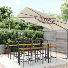 Outdoor Bar Sets vidaXL 9-tlg. Gartenbar-set Bargruppe