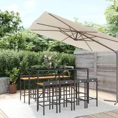 Garden & Outdoor Furniture vidaXL 9-tlg. Gartenbar-set Bargruppe