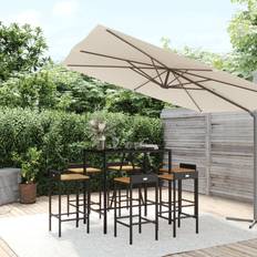 Holz Bargruppen vidaXL 7-tlg. Gartenbar-set Bargruppe