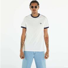 Fred Perry White Tops Fred Perry Men's Taped Ringer T-Shirt White/129 Snow White