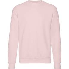 Fruit of the Loom Mens Set-In Belcoro Yarn Sweatshirt Powder Rose Pink