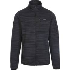 Viscose Jumpers Trespass Mens Fleece Abbast Black