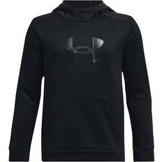 Under Armour Kid's Fleece Big Logo Hoodie - Black