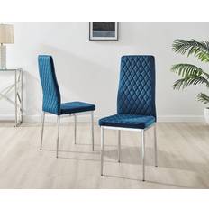 Blue Kitchen Chairs Box 4X Milan Kitchen Chair