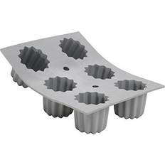 Silicone Moules à Muffins De Buyer 6 caneles Bordelais Fluted cakes, Silicone Molds Muffin Tray