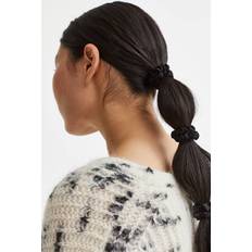 H&M 4-pack scrunchie siden