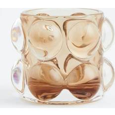 H&M Bubbled glass tealight Candle Holder