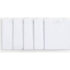 H&M Herr Vit 5-pack t-shirt Slim Fit