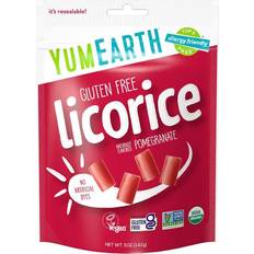 Liquorice YumEarth Organic Gluten Free Pomegranate Licorice 142g 1pack