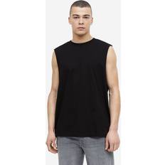 H&M Herr Kläder H&M Herr Svart Vest top