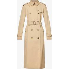 Burberry Womens Honey Waterloo Cotton Trench Coat