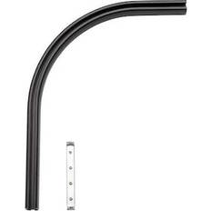 Kirsch Flexi Winkelelement 90° Schwarz