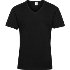 Tshirt v neck Dovre Single Jersey V-Neck T-shirt - Black