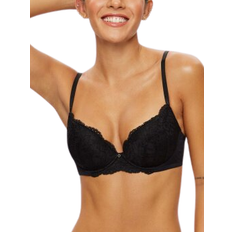 Underwire Bras Ann Summers Sexy Lace Planet Plunge Bra - Black