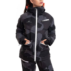 Donna - Riflettore RECCO Abbigliamento esterno 2117 of Sweden Women’s Nyhem Ski Jacket - Black Camo