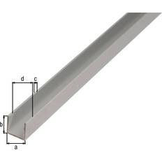 Alberts Gah U-profil Eloxeret Alu 15x8 mm 1 m 1stk