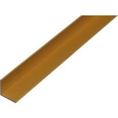 Vinkeljärn byggmaterial Alberts Vinkelprofil Aluminium Guld Eloxerad 10x10x1mm 1m