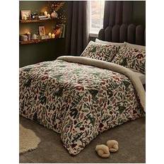 Duvet Covers on sale Silentnight Winter Wonderland Fleece Duvet Cover Multicolour