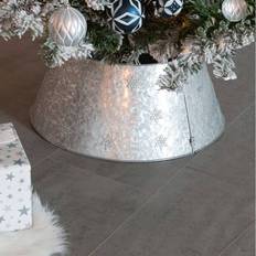 Silver Christmas Tree Skirts Skirt Down Trunk Christmas Tree Skirt