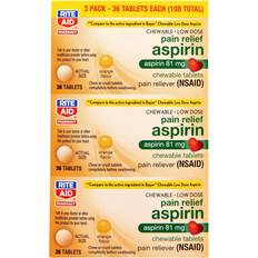 Aspirin 81 mg Rite Aid Low Dose 81 mg Aspirin, Chewable