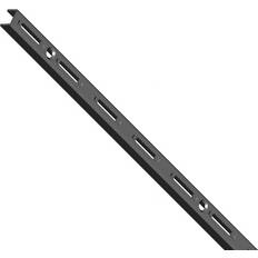 Element System Vægskinne Enkelt 150 cm Sort