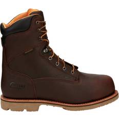 Chippewa Serious Plus Waterproof Composite Toe Work Boots Brown