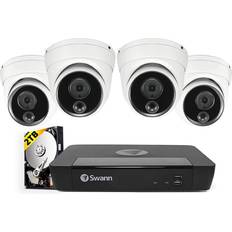 Accessories for Surveillance Cameras Swann Master Series 8-Channel, 4-Dome