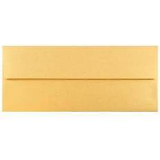 Jam Paper #10 Metallic Business Envelopes 4.125 x 9.5 Stardream Gold SD5360