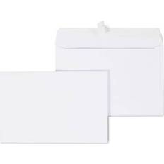 White Invitation Envelopes Staples Wove Side-Opening EasyClose Booklet Envelopes 6' x 9' White 250/Box