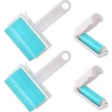 Lint Rollers Washable lint roller 4 pack, reusable sticky pet hair 2m-2s, blue