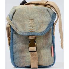 Acne Studios Umhängetaschen Acne Studios Messenger Bag aus Denim blau Einheitsgröße