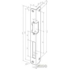 Assa Abloy Winkelschließblech Edelstahl