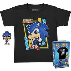 Hedgehog Toy Figures Funko POCKET POP! & TEE Pocket Pop! & Kids Tee: Sonic