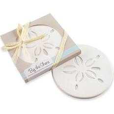 Beige Figurines Kate Aspen "By the Shore" Sand Dollar Coaster Figurine