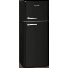 Bomann doppeltür-kühlschrank retro dtr 353.1 Schwarz