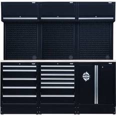 Modular Storage Combo with Stainless Steel Worktop 14 Piece