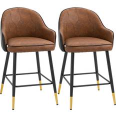 Homcom Modern Bar Stool 90cm 2pcs