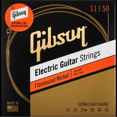 Gibson 11-50 Flatwound Electric Guitar Strings