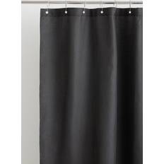 Black Shower Curtains H&M Waffled shower curtain