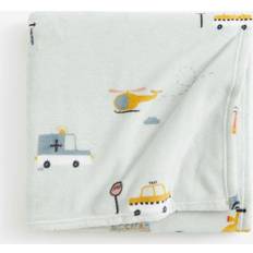 H&M Patterned fleece Blankets Green