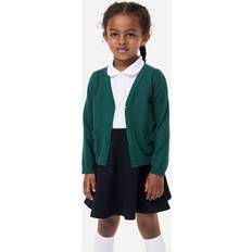 Green Cardigans Children's Clothing H&M Girls Green Cotton school cardigan