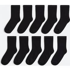 Black Underwear H&M Boys Black 10-pack socks