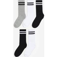 White Socks Children's Clothing H&M Boys White 5-pack ribbed socks