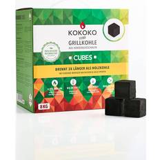 Holzkohle & Briketts McBrikett KOKOKO Cubes Premium Grillkohle, 8 Bio Kokos Grillbriketts KOKOKO Cubes